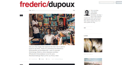 Desktop Screenshot of blog.fredericdupoux.com